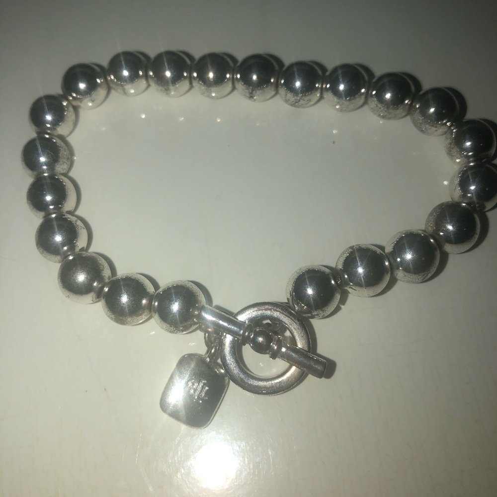 Ralph Lauren Bead Bracelet in Silver